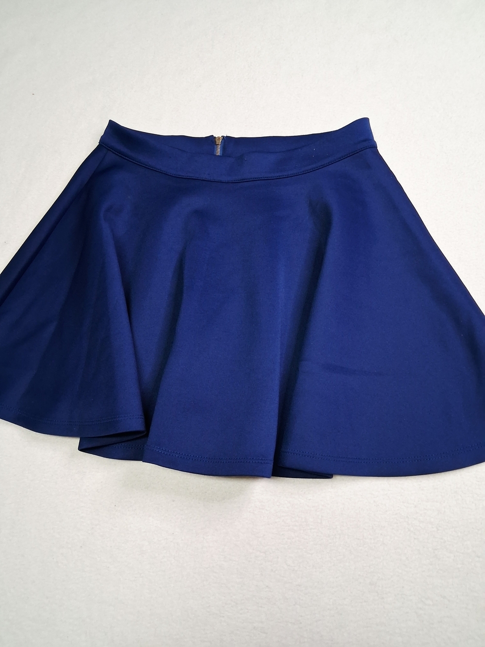 4/20$ UK2LA Navy Flared Skater Mini Skirt - Picture 2 of 6